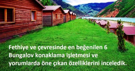 Bungalov Tatil Evleri