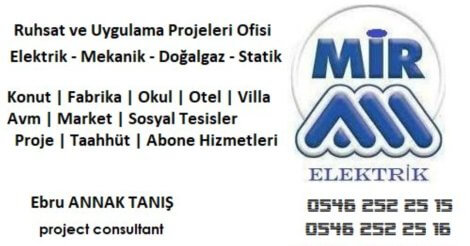 Elektrik Abone Projeleri Bursa