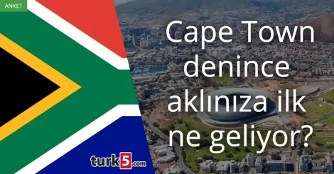 Cape Town denince akla gelen ilk şey