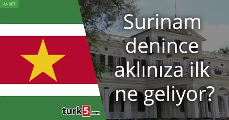 Surinam denince akla gelen ilk şey