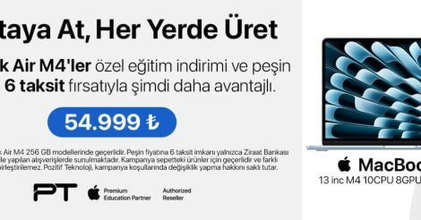 MacBook Air M4 Kampanyası 54.999 TL