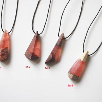 Ahşap Reçine 2019 Yaz Modası Kolyeler