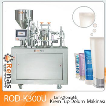 Ultrasonik Krem Tüp Dolum ve Yapıştırma Makinası | ROD-K300U