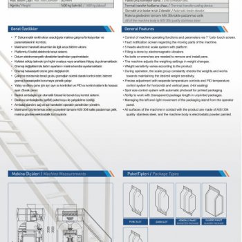 Terazili Tam Otomatik Dolum Makinası | MS-OTP-05