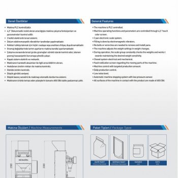 Terazili Yarı Otomatik Dolum Makinası | MS-YTD-02