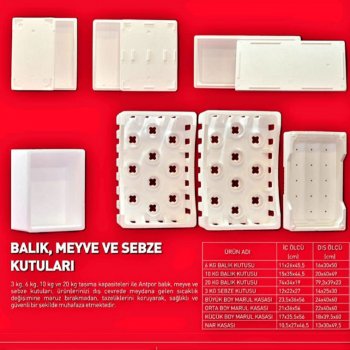 Balık ve Meyve Kutuları