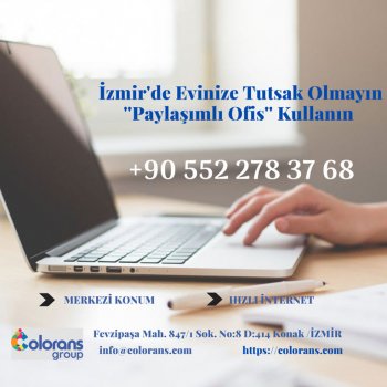 İzmir Konak'ta Paylaşımlı Ofis Hizmeti