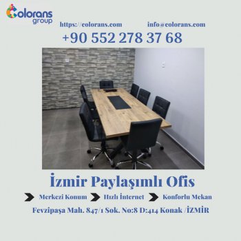 İzmir Konak'ta Paylaşımlı Ofis Hizmeti