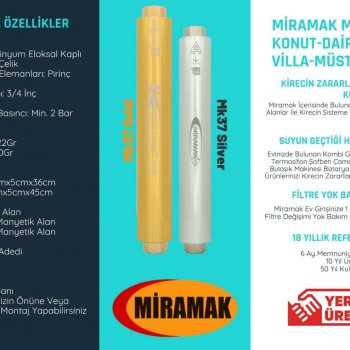 3/4inc Villa Daire Manyetik Kireç Önleyici | MK37Gold