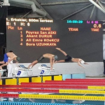 Zeitmesssysteme beim Schwimmen