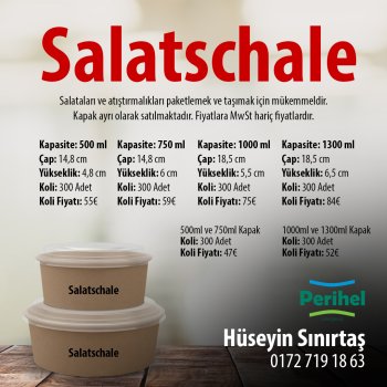 Salata Ambalajı - Kapaklı