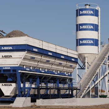 New Concrete Batching Plant for Sale – 90 m³/h | MEGA CONCRETE PLANT