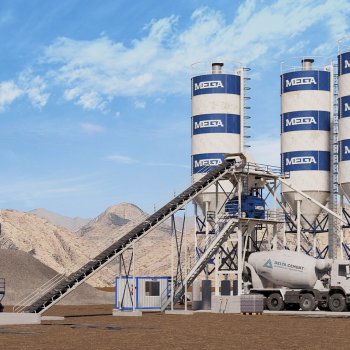 New Concrete Batching Plant for Sale – 90 m³/h | MEGA CONCRETE PLANT