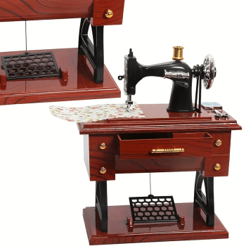 Retro Müzik Kutusu | Nostaljik Dikiş Makinesi Müzik Kutusu