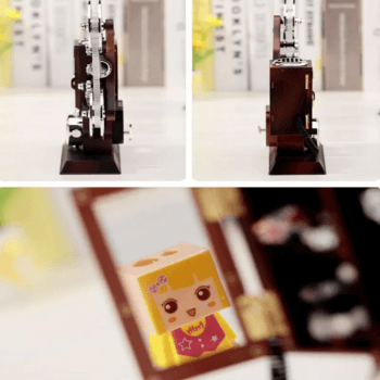 Sinemaskop Şeklinde Nostaljik Hareketli Müzik Kutusu