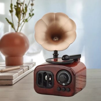 Vintage Gramofon Müzik Kutusu