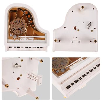 Hareketli Balerin Kız Piyano Müzik Kutusu