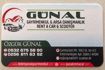 Günal Otomobil & Motor Kiralama | Gayrimenkul & Arsa Danışmanlık