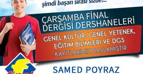 Çarşamba Final Dergisi Dershanesi