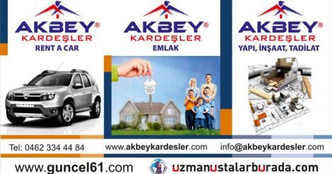 AkBey Kardeşler | Rent a Car | Emlak | Yapı