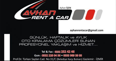 Ayhan Rent a Car Oto Kiralama Ltd. Şti.