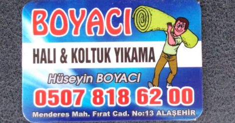 Alaşehir Boyacı Halı Yıkama ve Oto Kuaför Hizmetleri