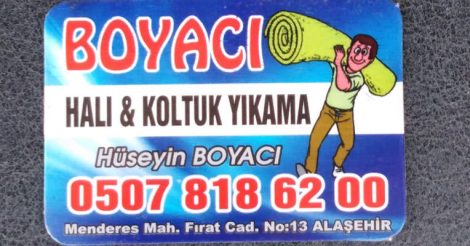 Alaşehir Boyacı Halı Yıkama ve Oto Kuaför Hizmetleri