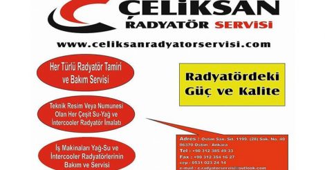 Çeliksan Radyatör Servisi