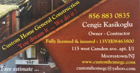 Custom Home General Construction llc