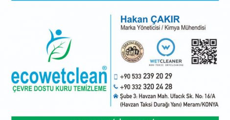 EcoWetClean |  Çevre Dostu Ekolojik Kuru Temizleme