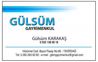 Gülsüm Gayrimenkul & Yatırım Danışmanlığı