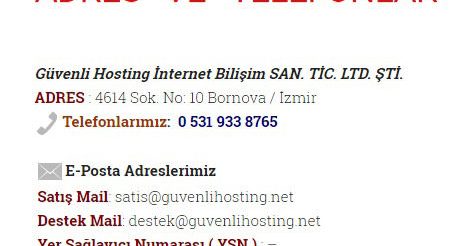 Güvenli Hosting Hizmetleri