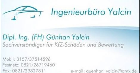 Kfz Gutachterbüro Dipl. Ing. Günhan Yalcin