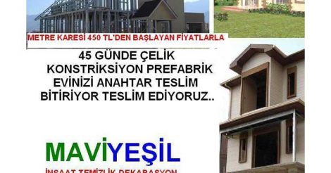 MAVİYEŞİL İNŞ. TEM. DEK. SAN. TİC. LTD. ŞTİ