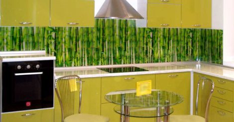 Mutfak Tezgah Arası Cam Panel