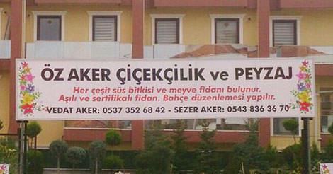 Öz Aker Çiçekçilik & Fidancılık ve Peyzaj