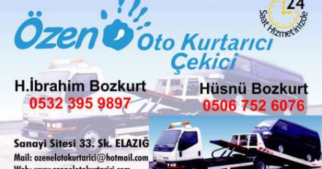 Özenel Oto Kurtarıcı Çekici