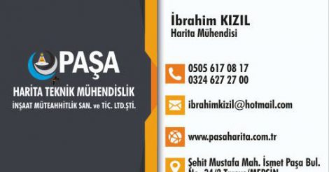 Paşa Harita Teknik Mühendislik İnşaat Müteahhitlik Sanayi ve Tic. Ltd. Şti.