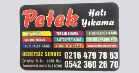 Petek Halı Yıkama