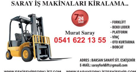 Saray Forklift Kiralama | Eskişehir