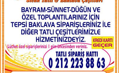 Tatlımm Sıcak Tatlı Ve Baklavaları