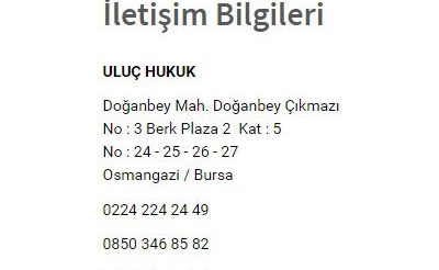 Uluç Hukuk Avukatlık & Danışmanlık