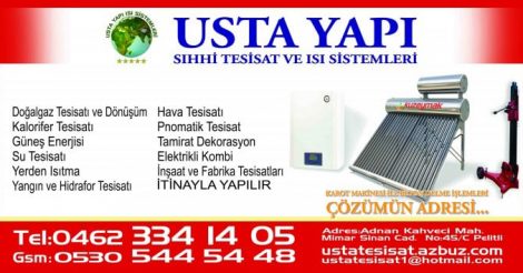 Usta Yapı Doğalgaz ve Isı Sistemleri