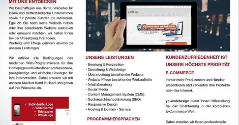 Yc-Webdesign | Professionelle Lösungen für Ihre Internetseiten