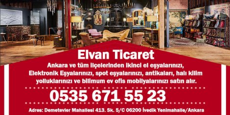 Elvan Ticaret | Ankara 2.El Eşya