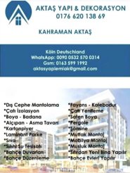 Aktaş Yapı & Dekorasyon | Köln 01635991992