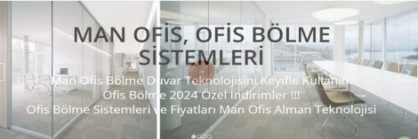 Man Ofis Cam Bölme Sistemleri